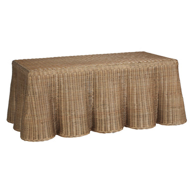 WILLOW RATTAN COFFEE TABLE