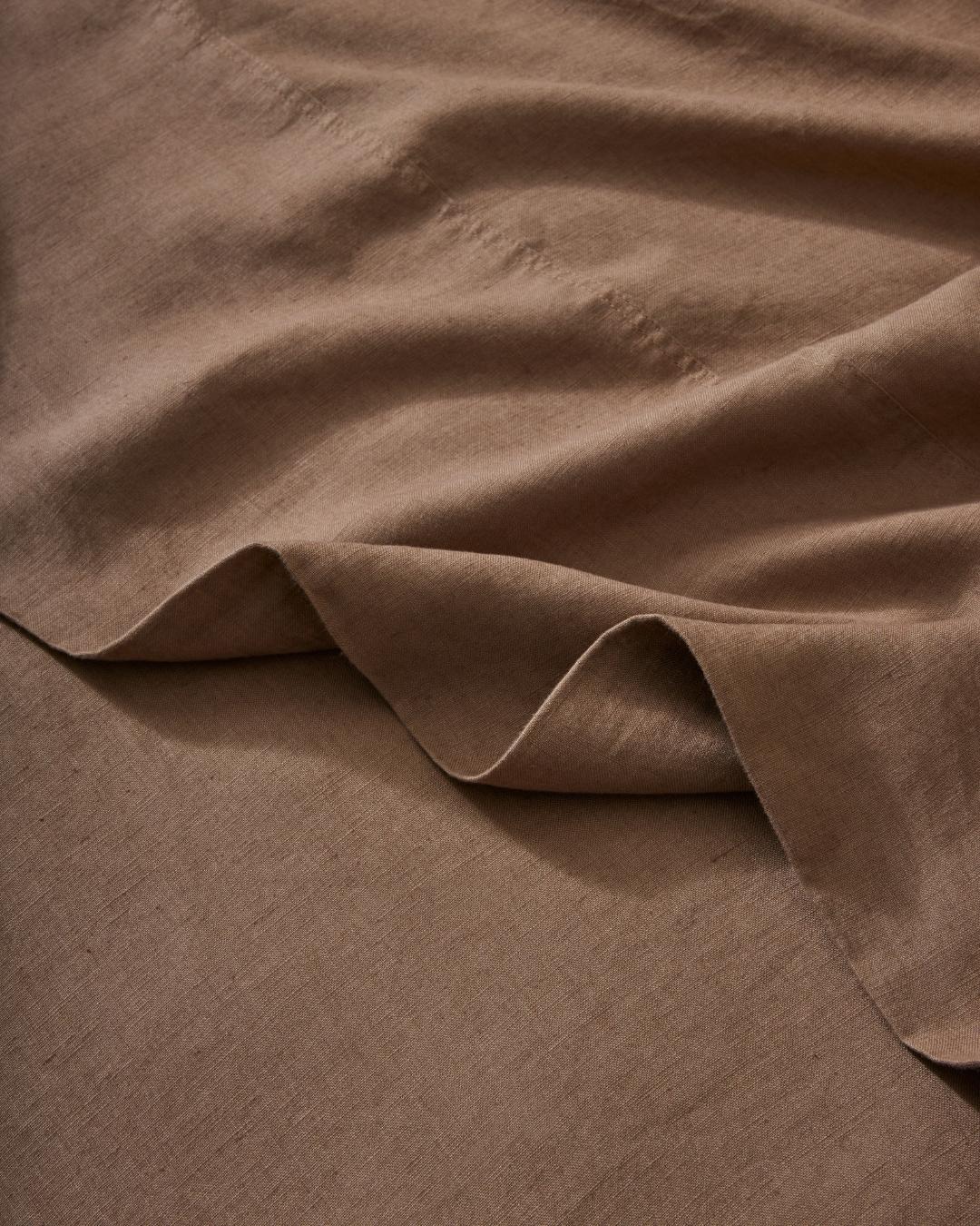 Ravello Flat Sheet - Biscuit