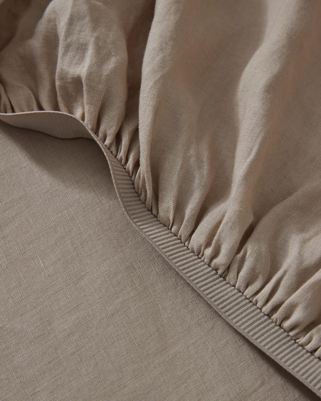 Ravello Fitted Sheet - Shell