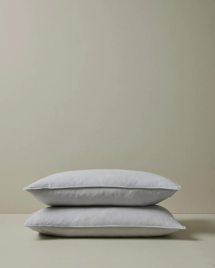 Ravello Pillowcase Pair - Silver