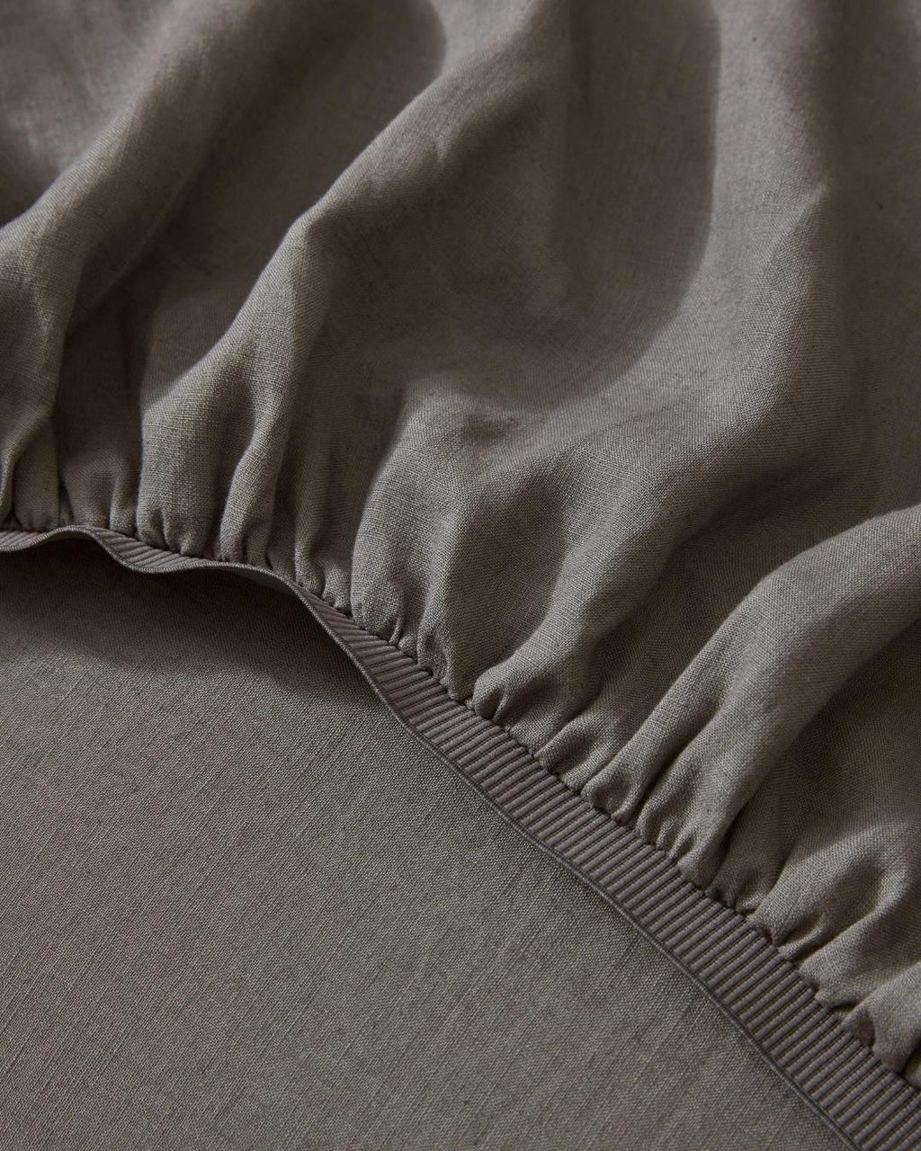 Ravello Fitted Sheet - Charcoal