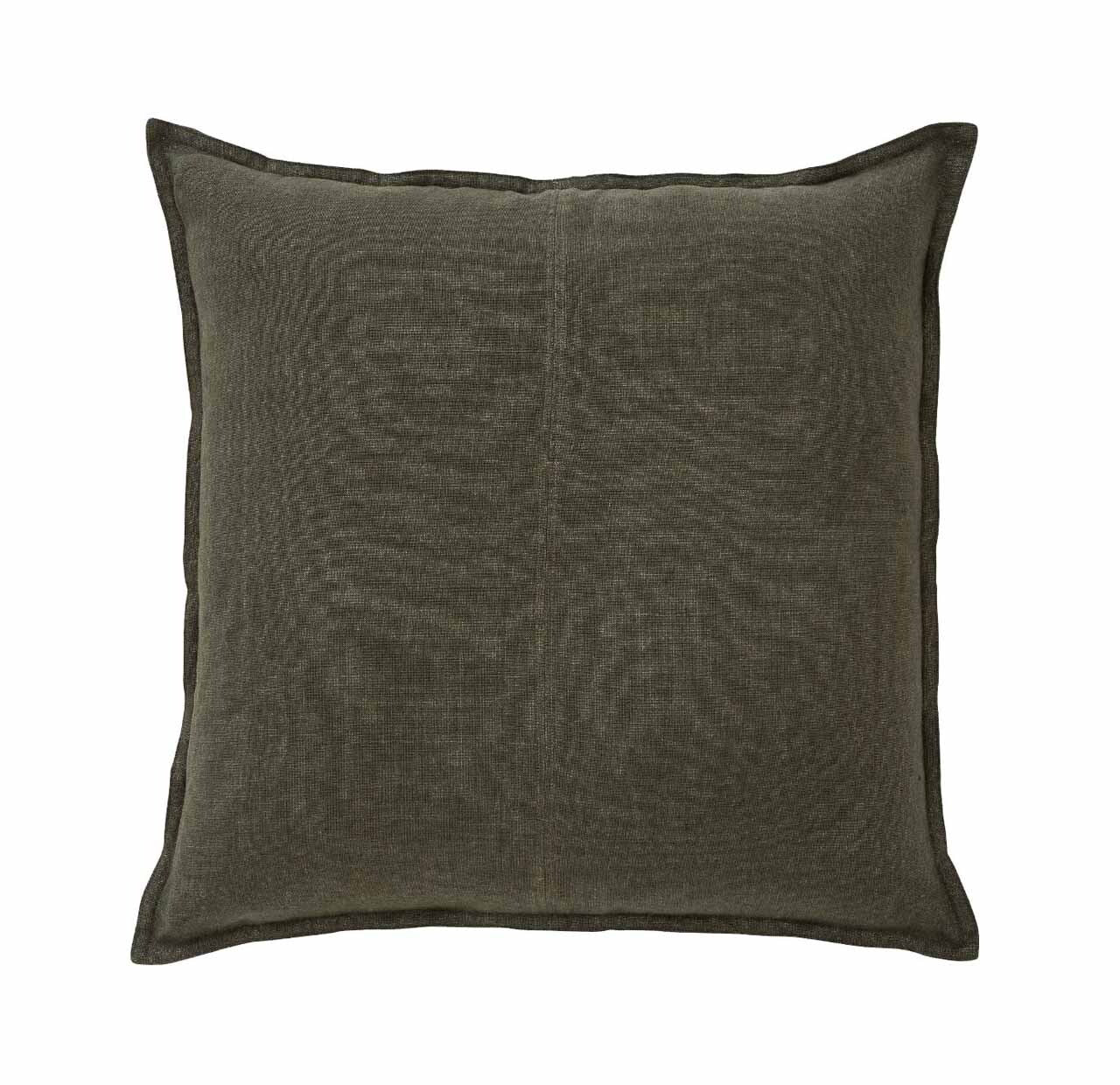 Weave Como Square 50cm Cushion - Khaki CCQ91KHAK