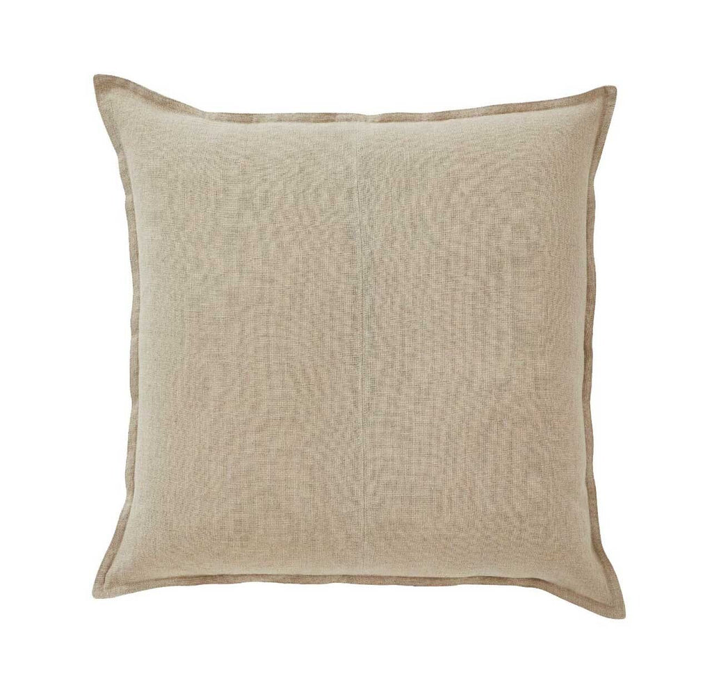 Weave Como Square 50cm Cushion - Linen CCQ91LINE