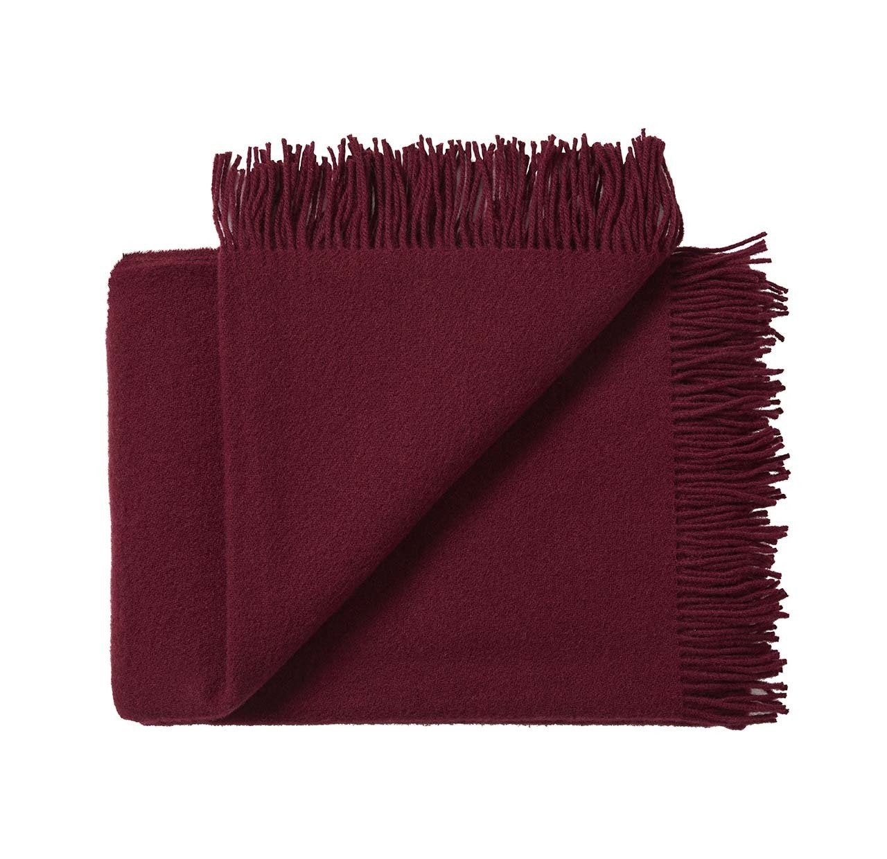 Weave Nevis Throw - Rhubarb BNV81RHUB