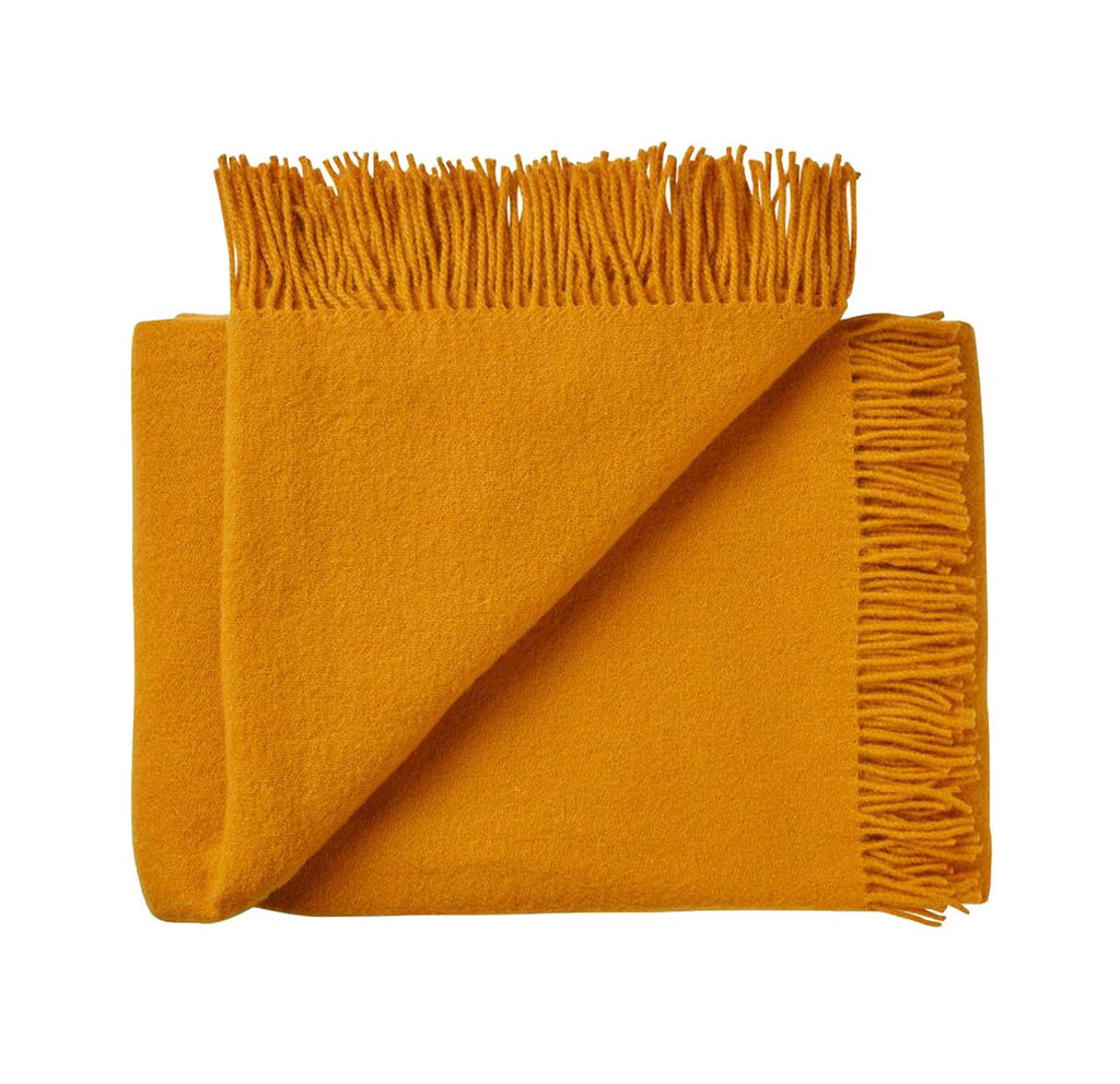 Weave Nevis Throw - Saffron 
