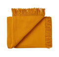 Weave Nevis Throw - Saffron 