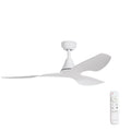 White 3 Blade DC Ceiling Fan & Remote Control