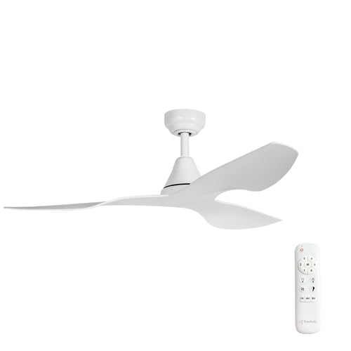White 3 Blade DC Ceiling Fan & Remote Control