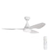  White 3 Blade DC Ceiling Fan with 18W Dimmable LED