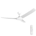White 3 Blade DC Ceiling Fan with 24W CCT LED