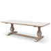 Winston Dining Table 2.4m - Rustic White Washed