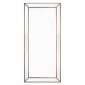 Zeta Floor Mirror - Antique Gold