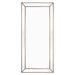 Zeta Floor Mirror - Antique Gold