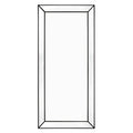 Zeta Floor Mirror - Black