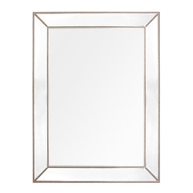 Zeta Wall Mirror - Large Antique Silver
