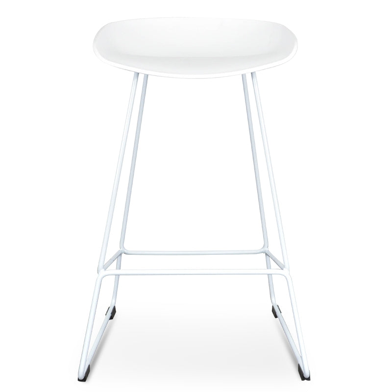 Quinn 65cm Bar Stool -White