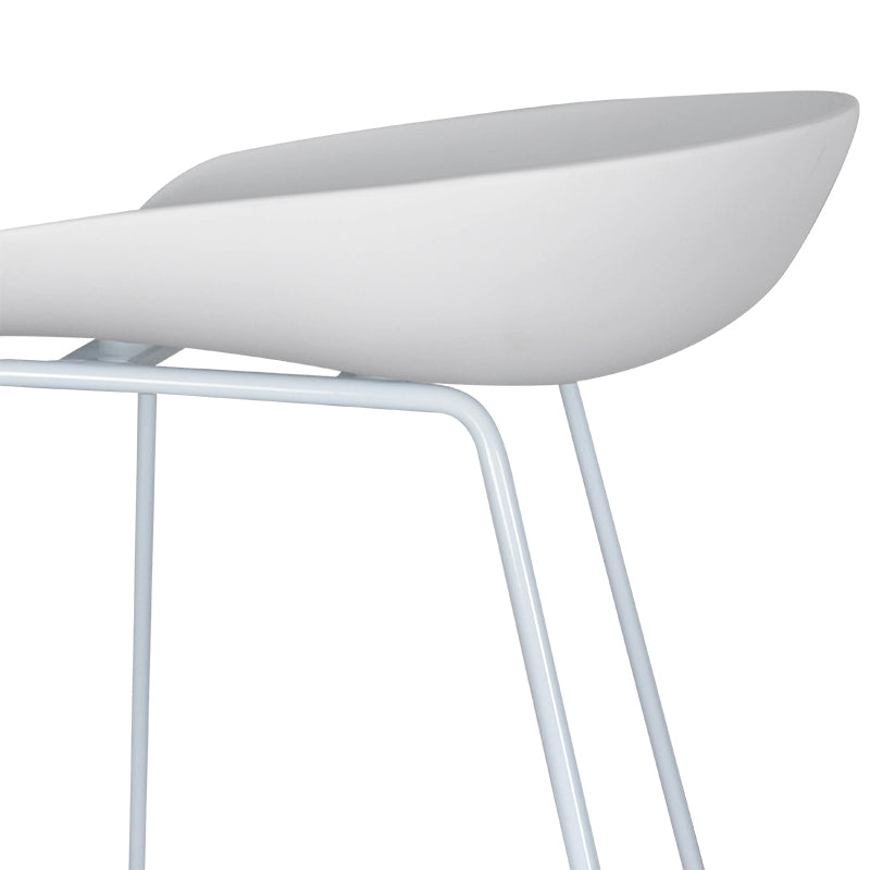 Quinn 65cm Bar Stool -White