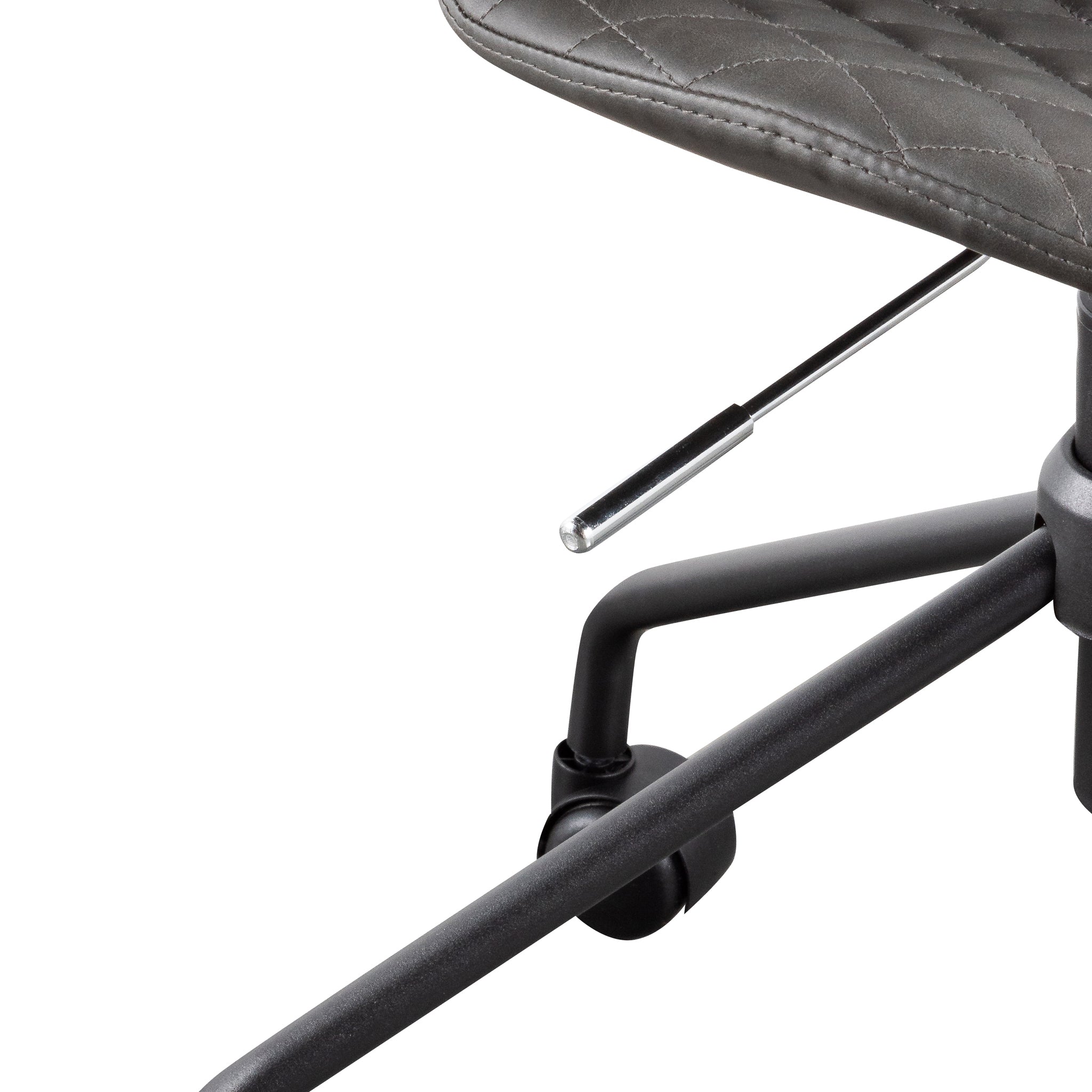 Amos Office Chair - Charcoal with Black Base