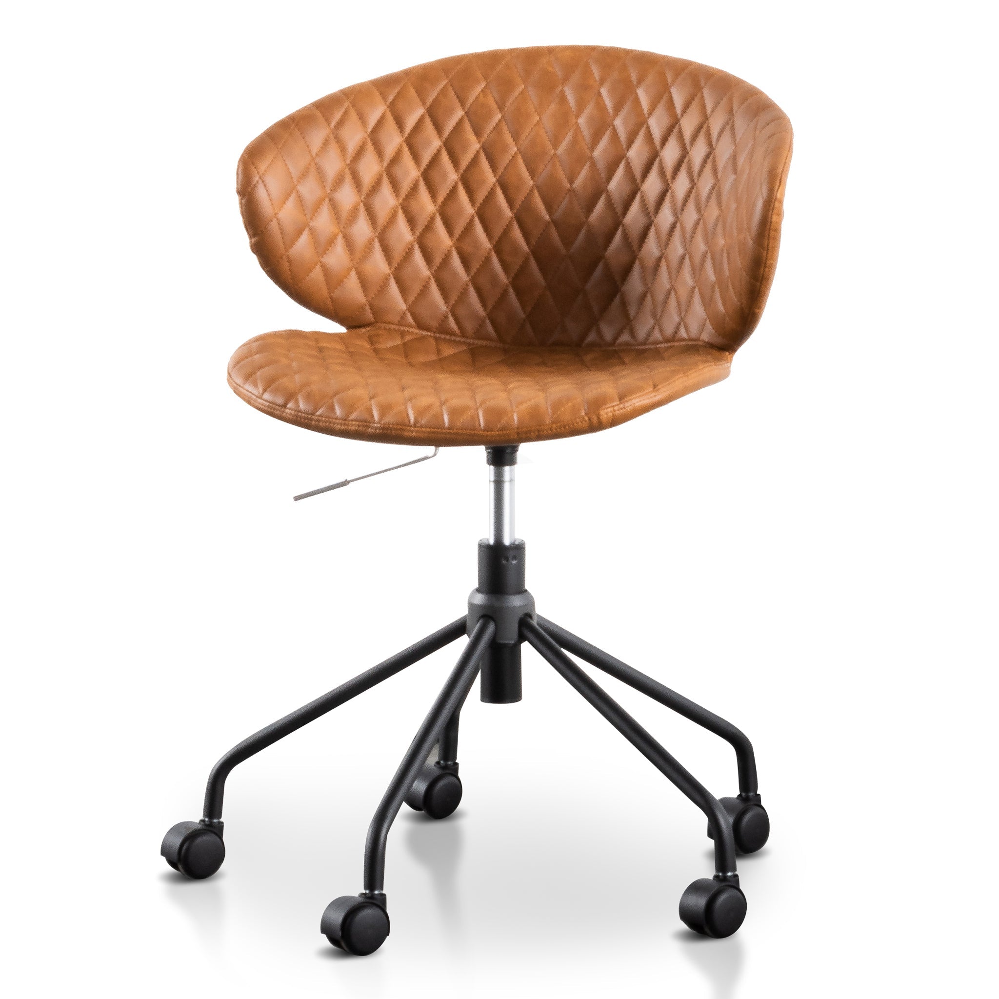 AmosOffice Chair - Tan with Black Base