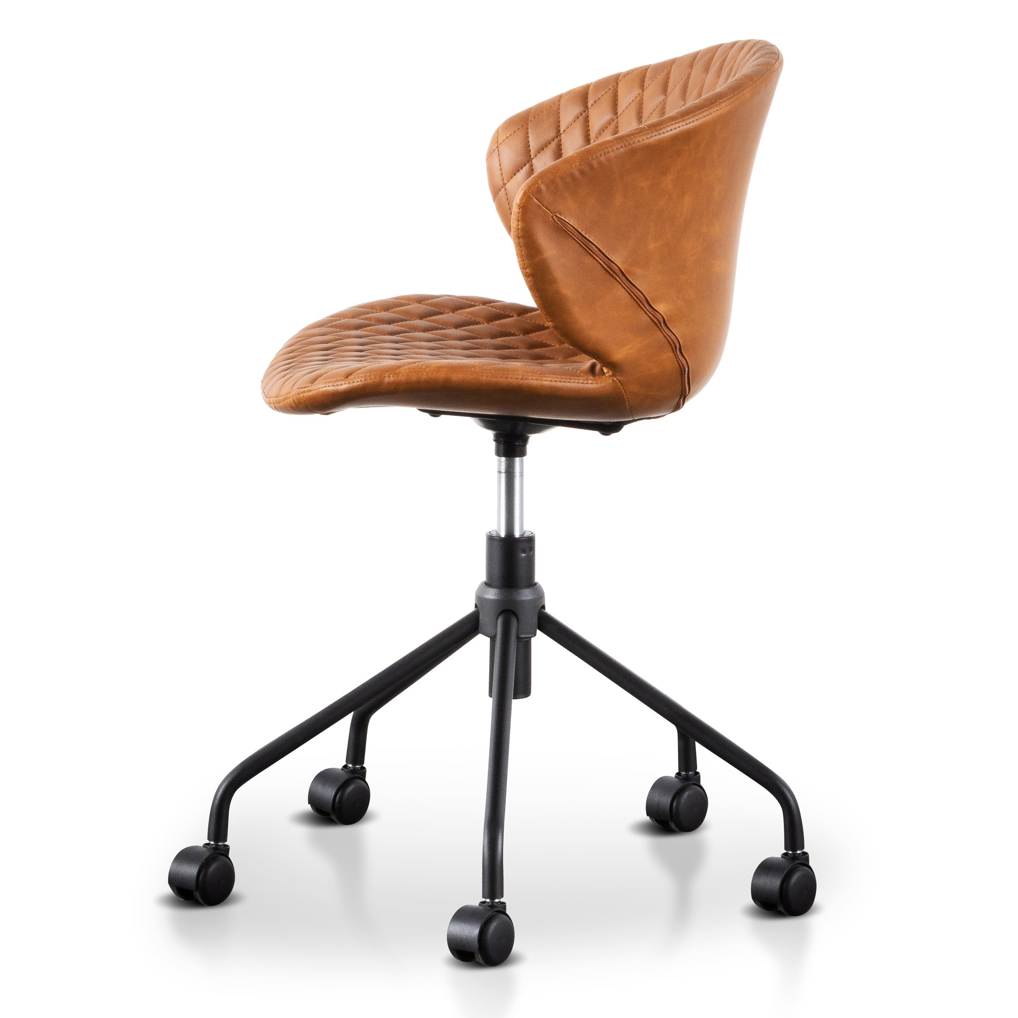 AmosOffice Chair - Tan with Black Base