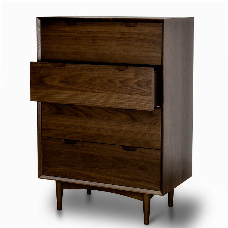 Asta 4 Drawer Chest - Walnut