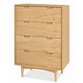Asta 4 Drawer Chest - Natural