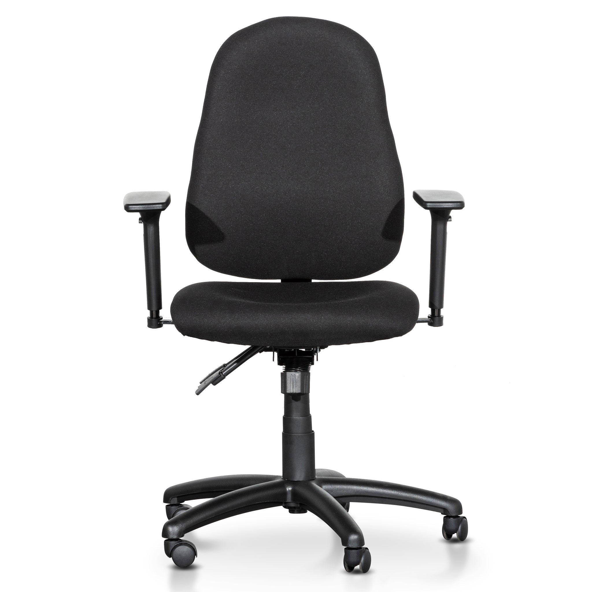 Brent High Back Fabric Office Chair - Black