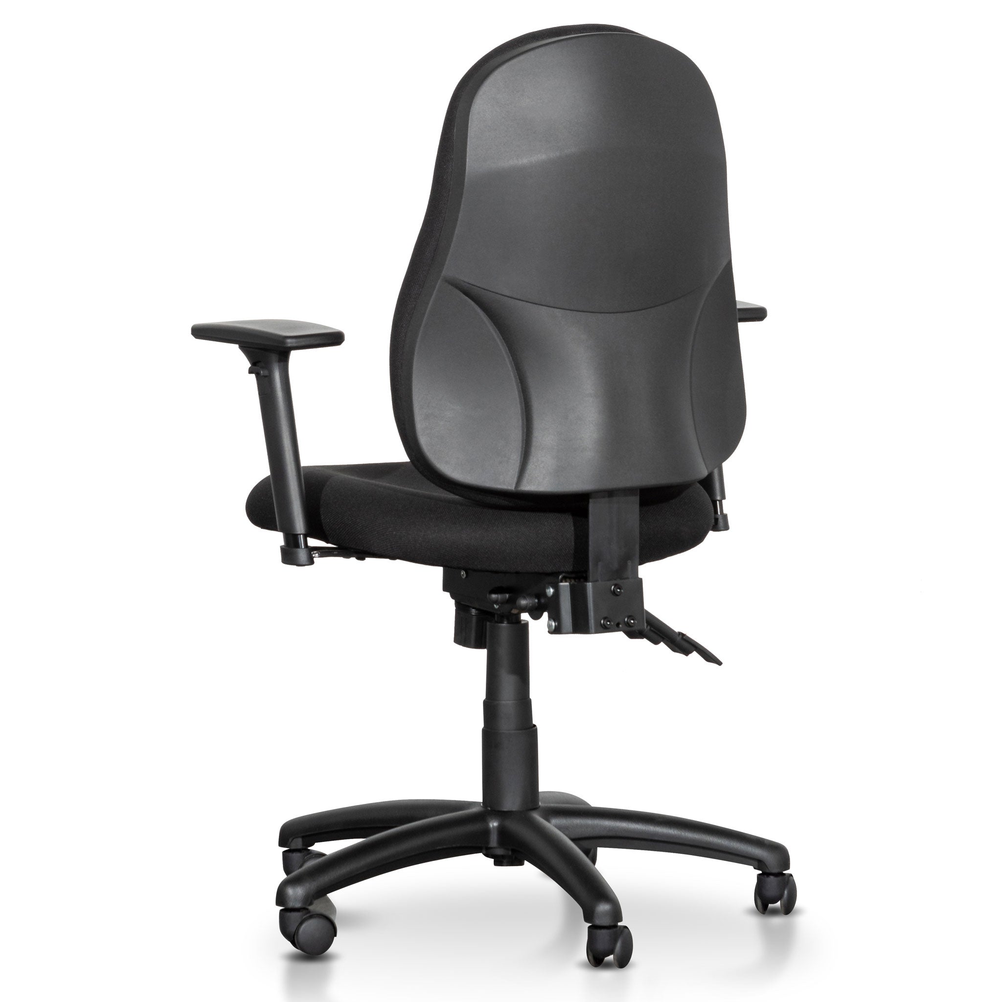 Brent High Back Fabric Office Chair - Black