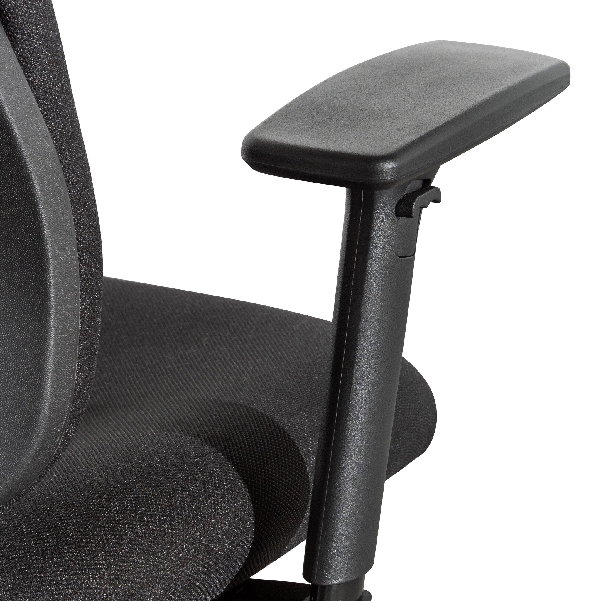 Brent High Back Fabric Office Chair - Black