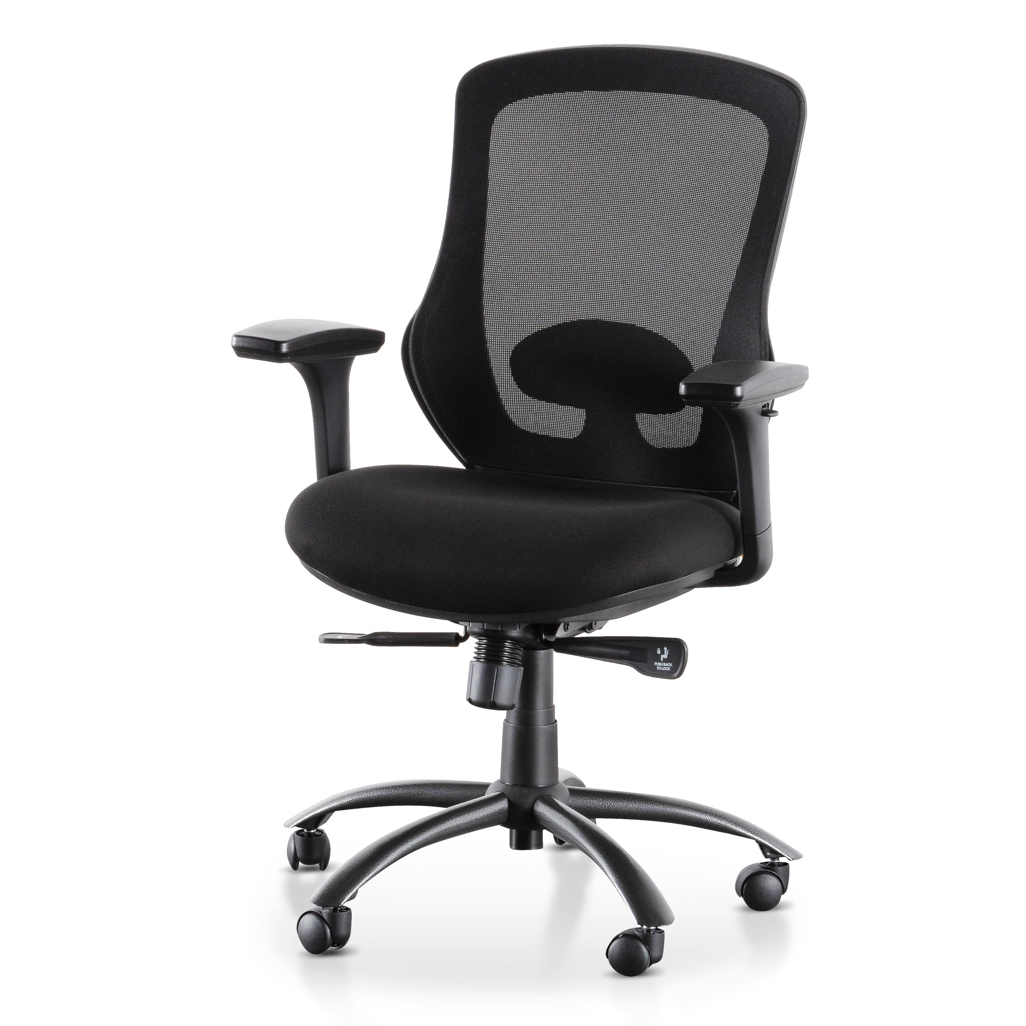 Brice Office Chair - Full Black