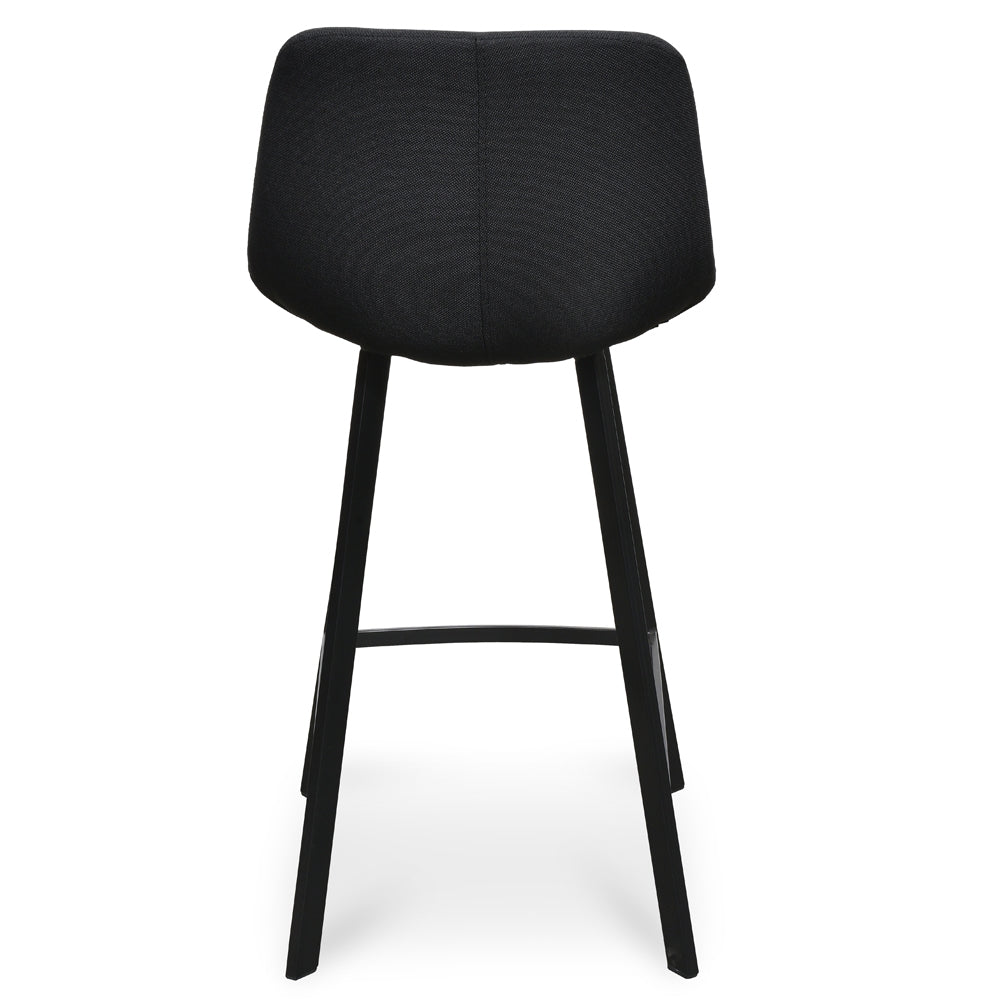 Duke 65cm Bar Stool - Black (Set of 2)