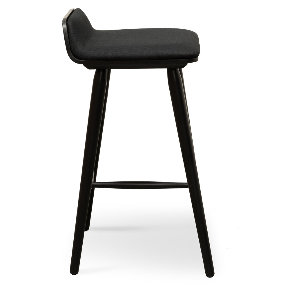 Harris 65cm Bar Stool - Black