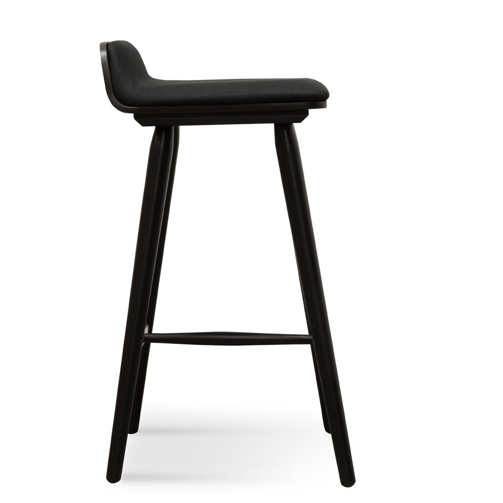 Harris 65cm Bar Stool - Black