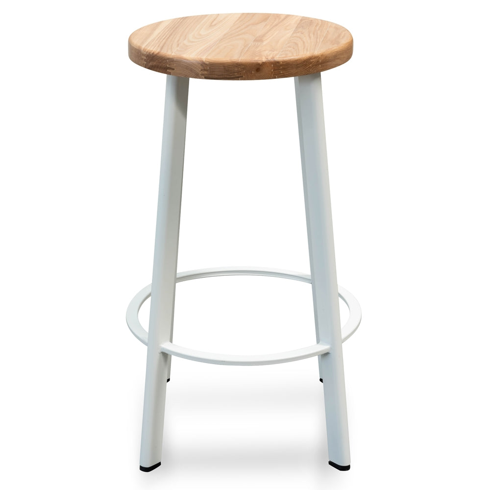 James Bar Stool - Natural Timber Seat (set of 2)