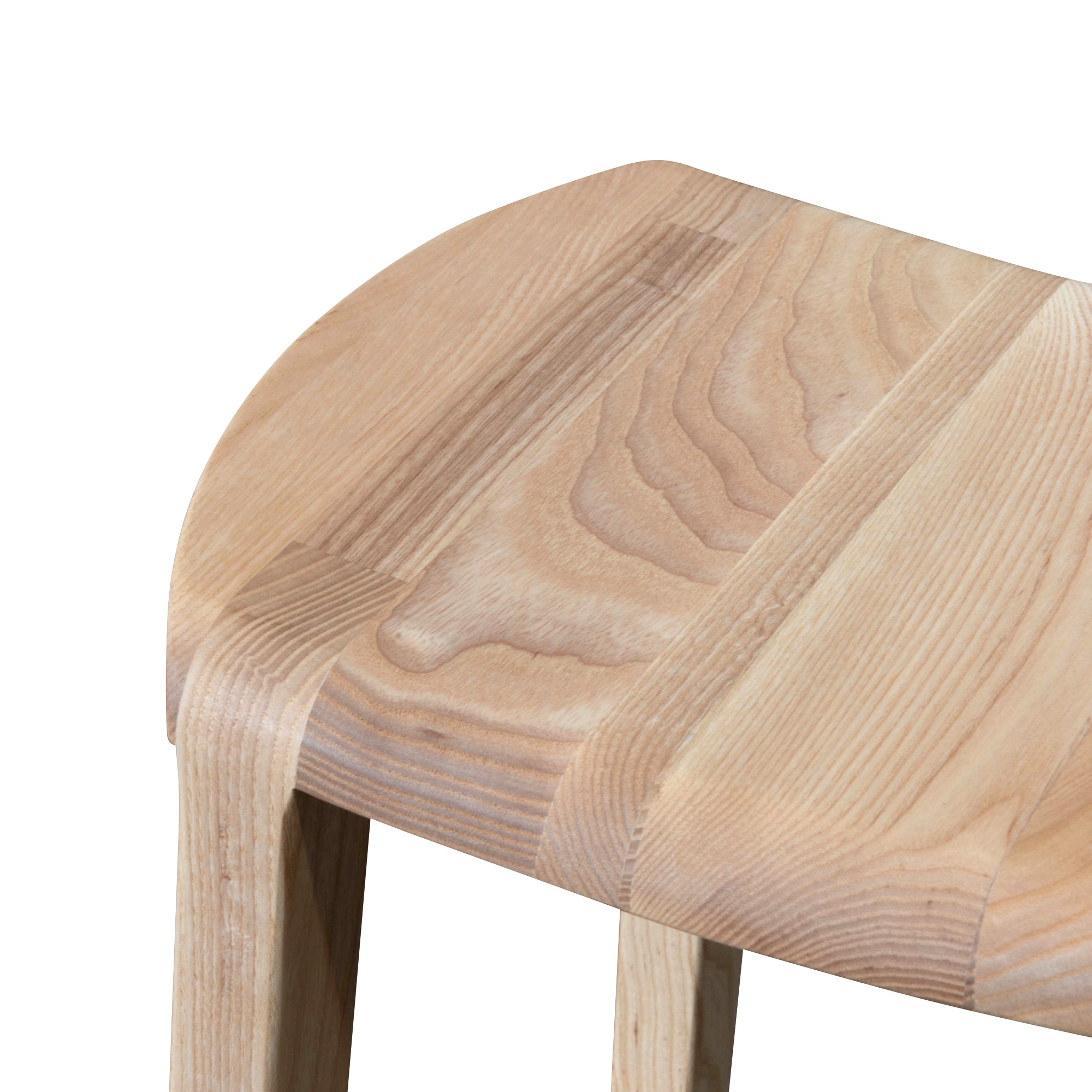 Wooden Bar Stool - Natural