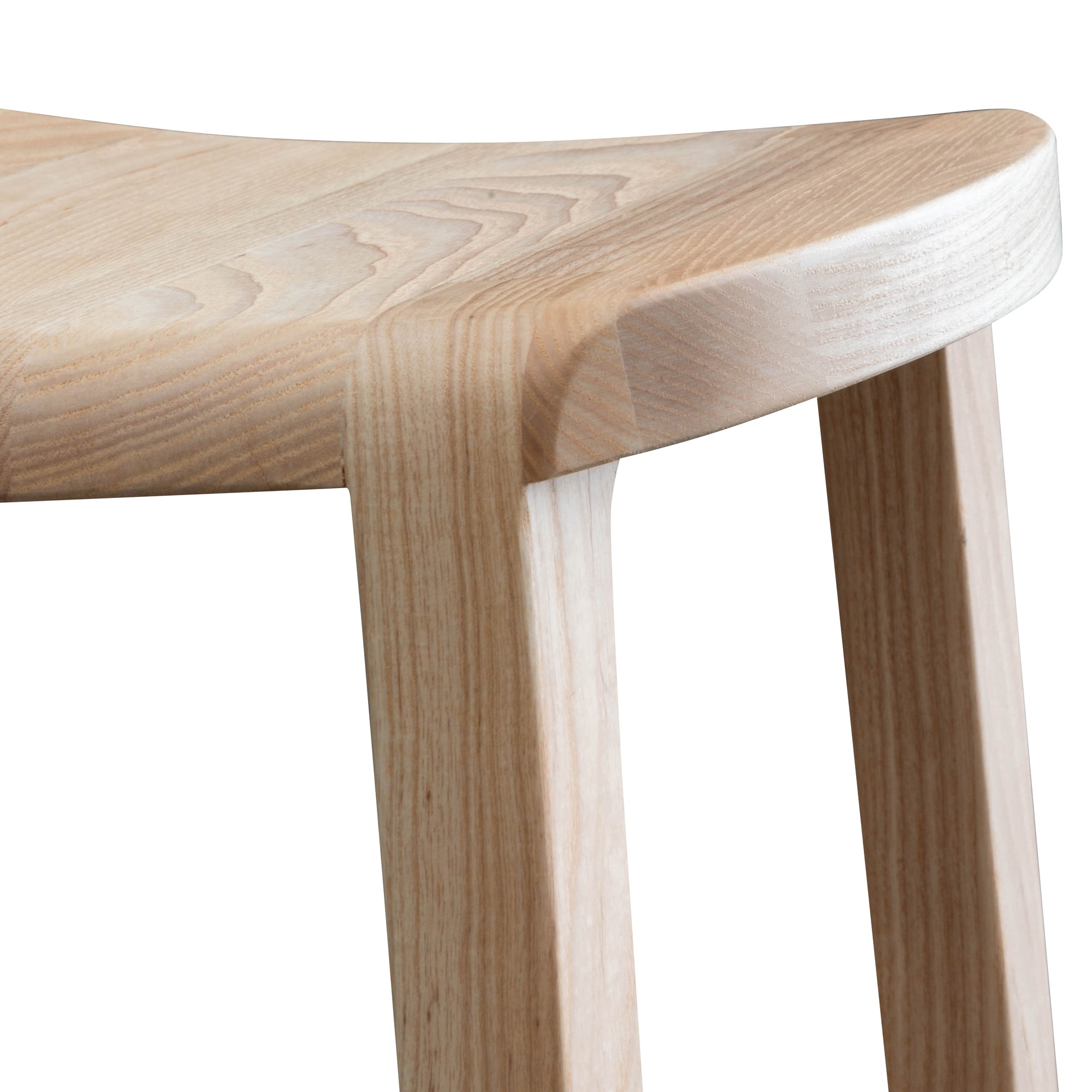 Wooden Bar Stool - Natural