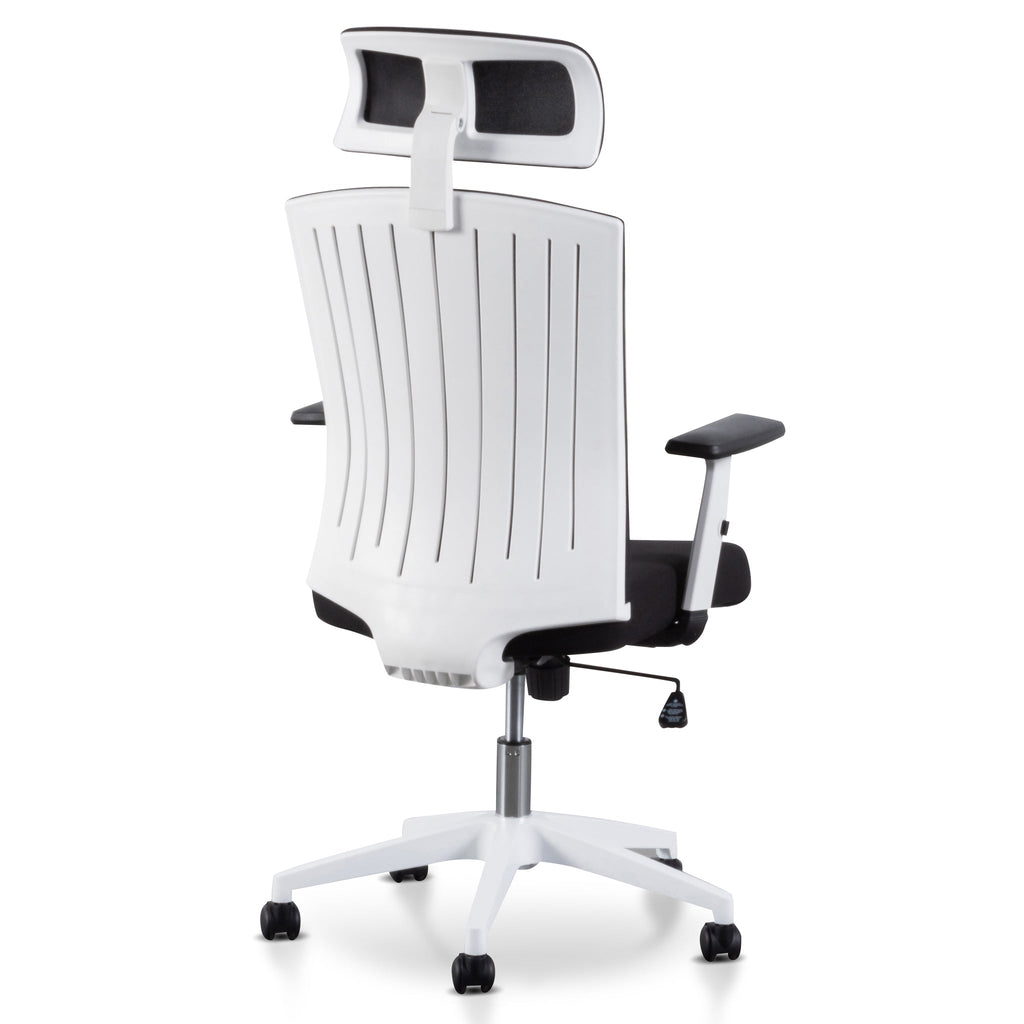 Caleb Office Chair - Black and White