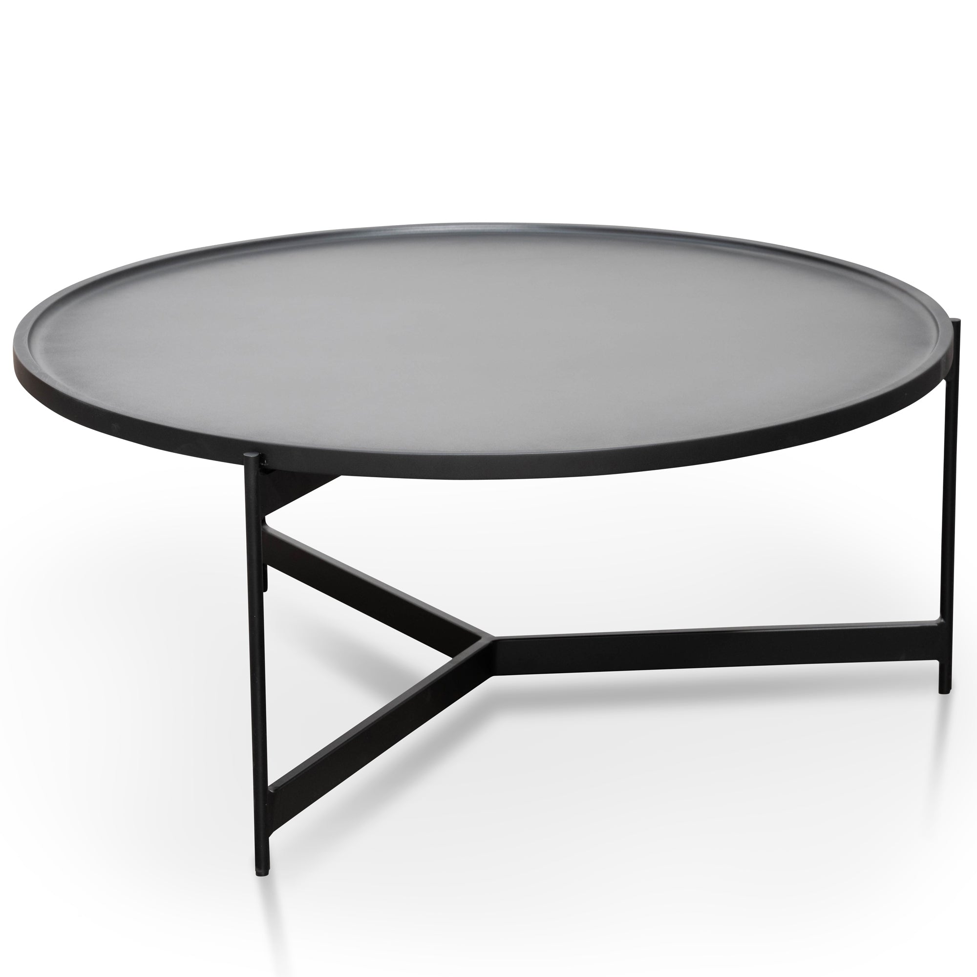 90cm Coffee Table - Matt Black