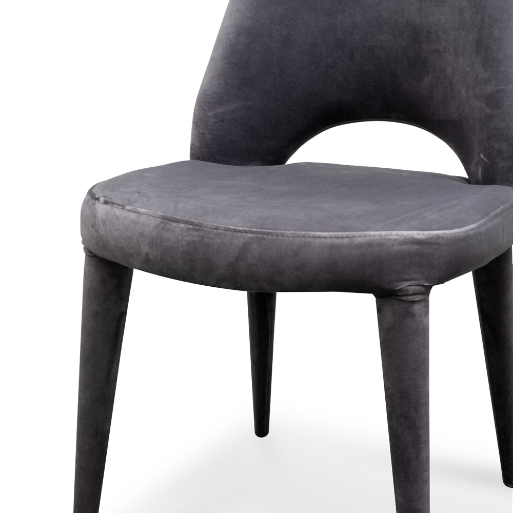 Lynn Dining Chair - Dark Grey