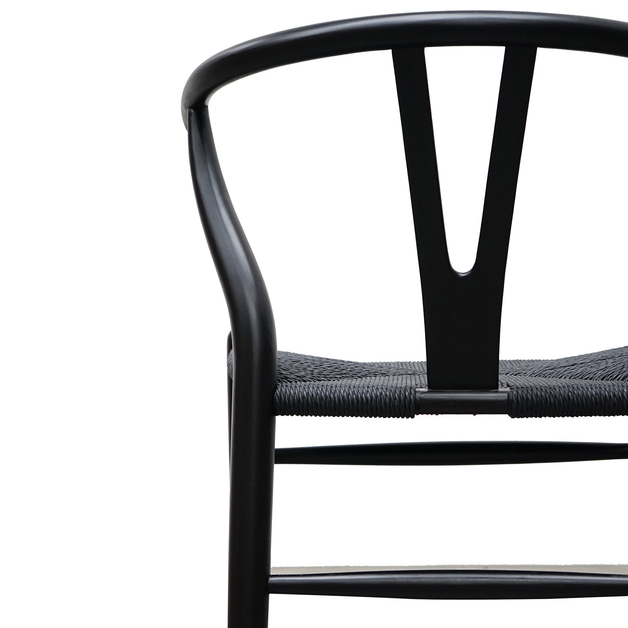 Cord Dining Chair - Full Black (set of 2)