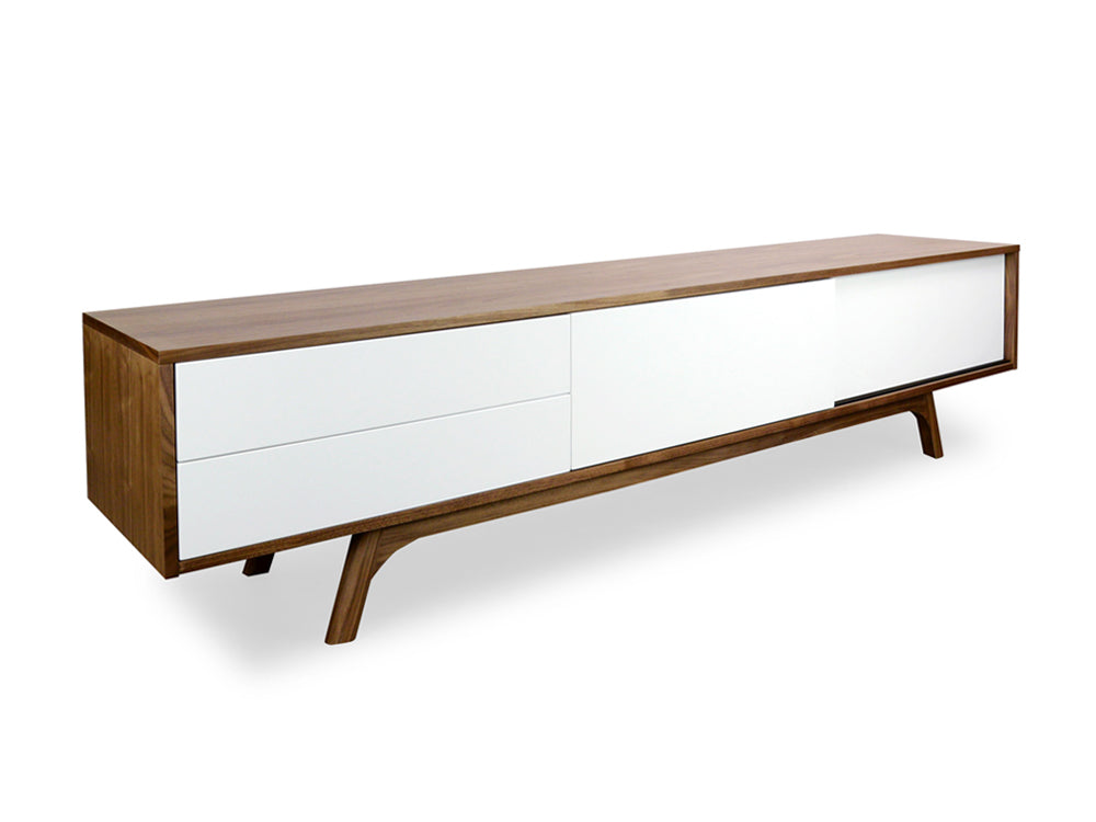 Mora 2.1m Entertainment TV Unit - Walnut