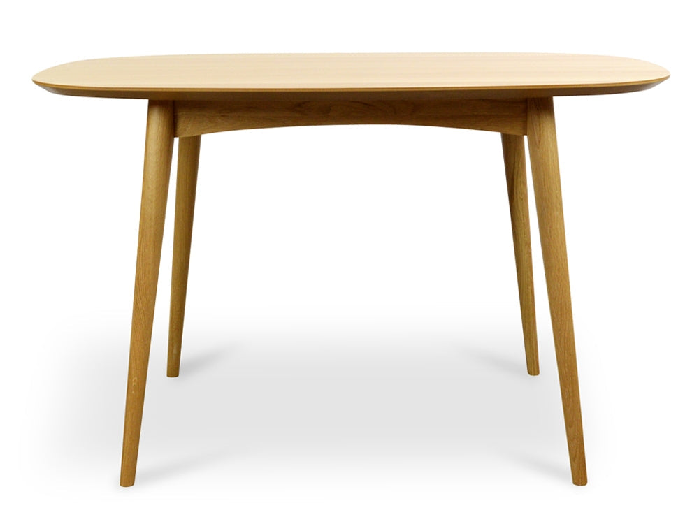 Oak Fixed Dining Table - Natural