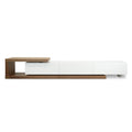 Extendable 2.4m-3.07m TV Entertainment Unit - Walnut - White