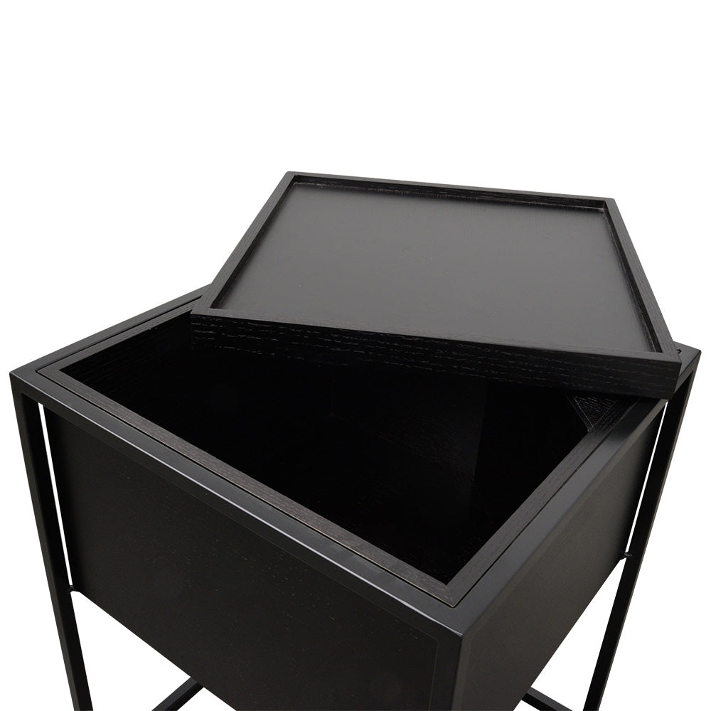 Black Side Table