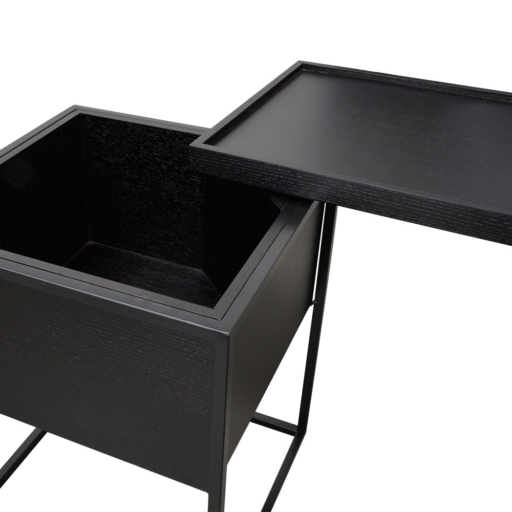 Black Side Table