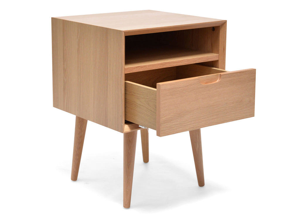 SQ Wooden Bedside Table