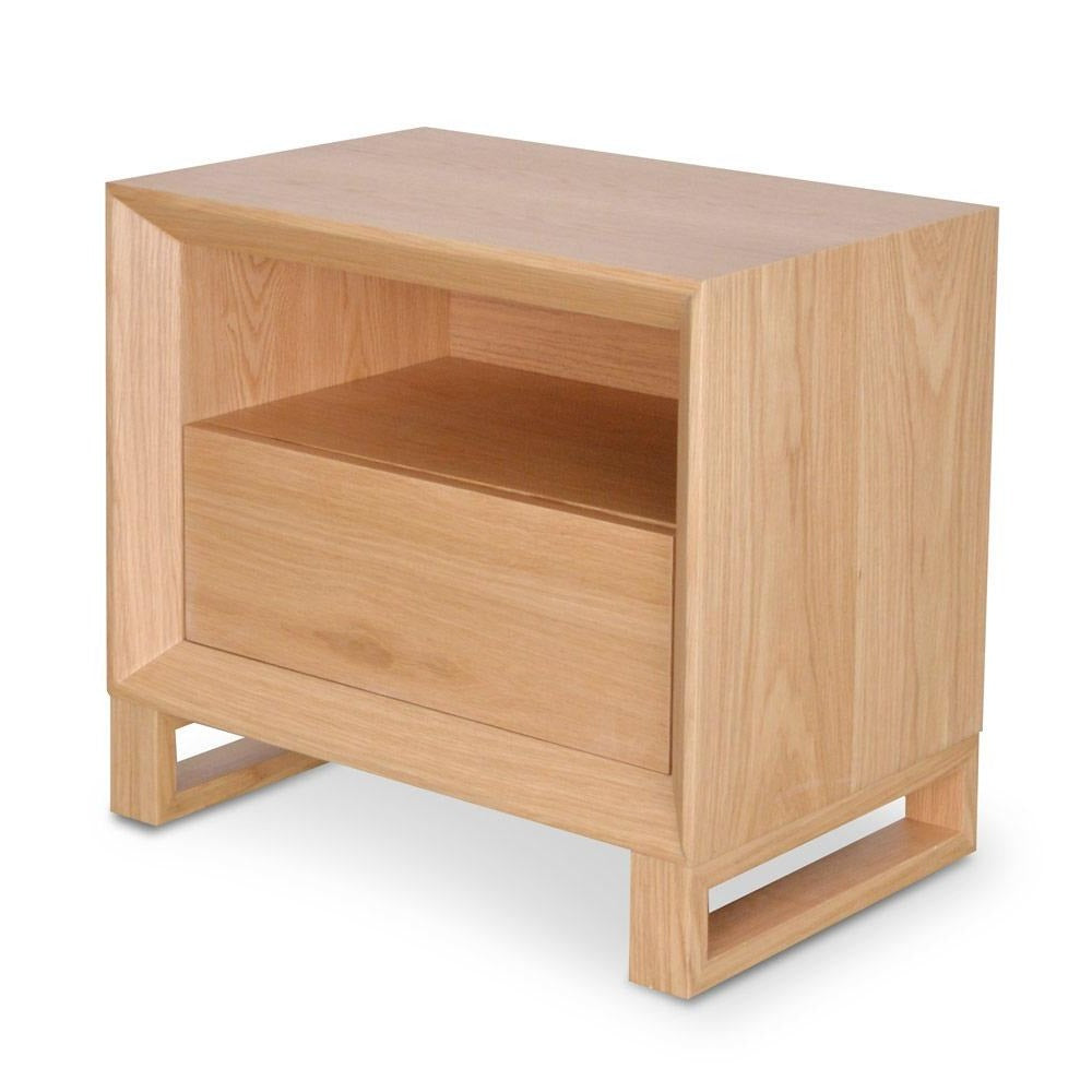 Natural Oak Bedside Table