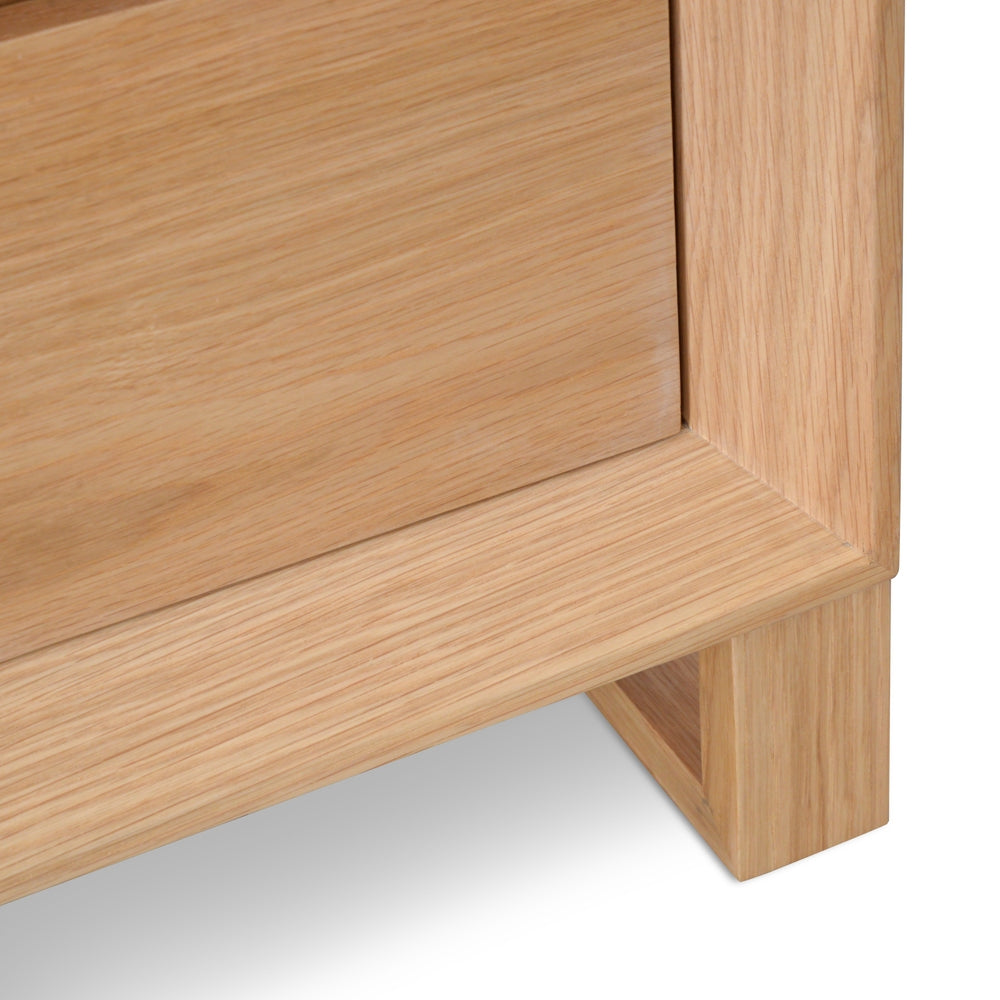 Natural Oak Bedside Table