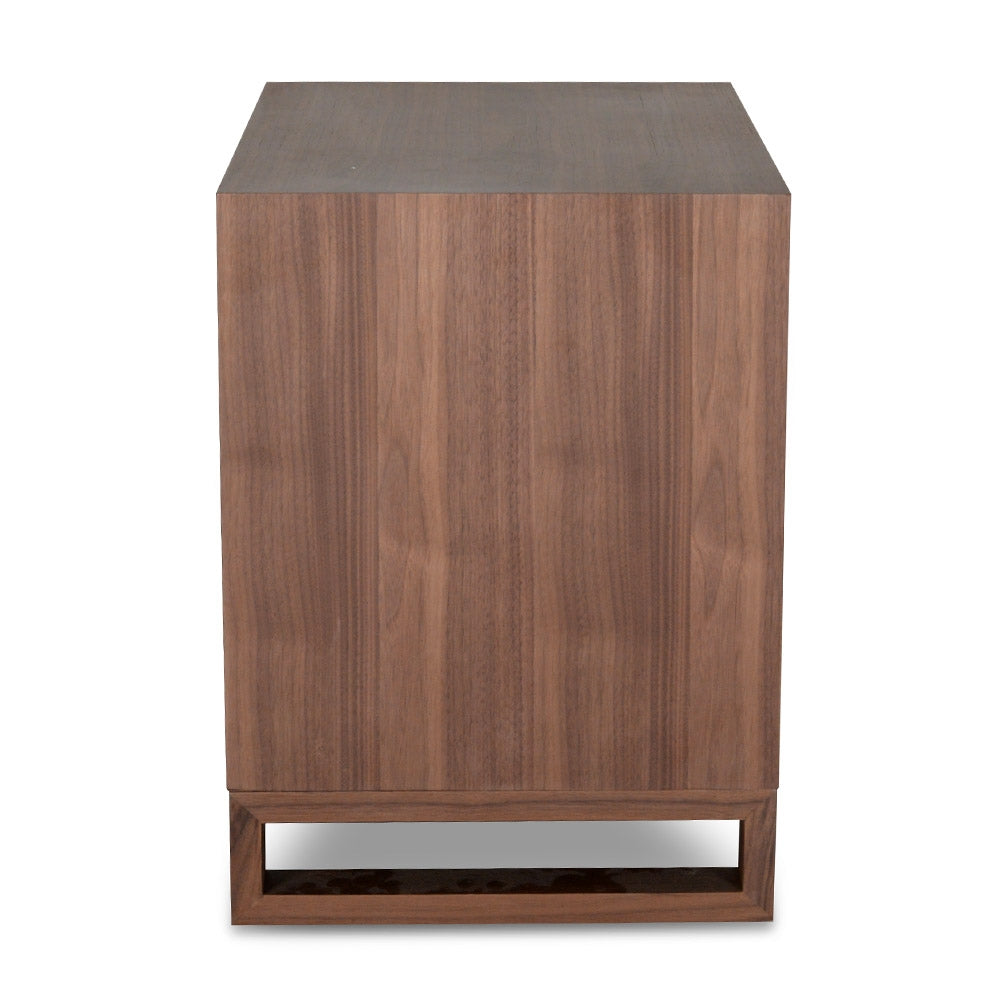 Walnut Bedside Table