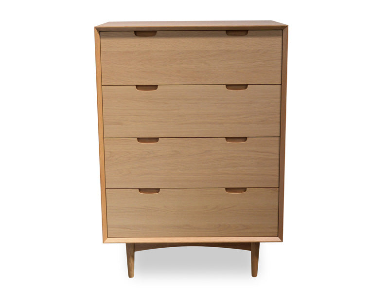 Asta 4 Drawer Chest - Natural